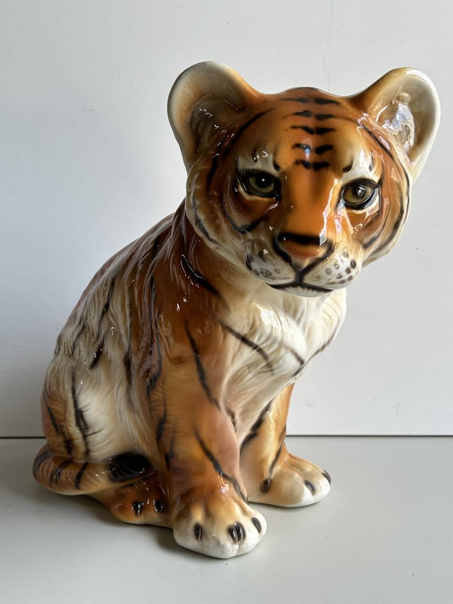 アニマルオブジェ 虎 オブジェ TIGER とら トラ 置物 オブジェ