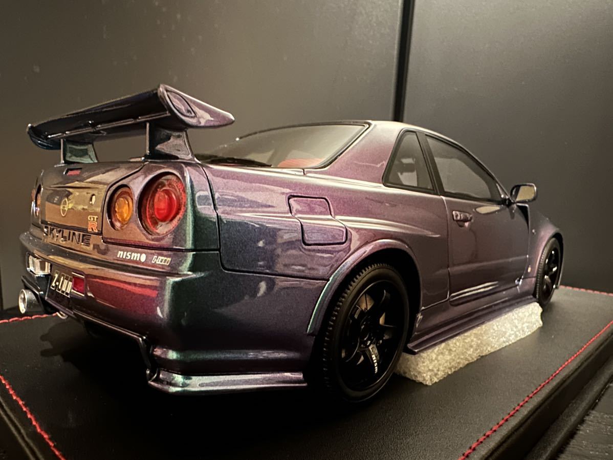 GT-R 1⁄18 R34 DIECAST 22A01-07 「オートアート [99台限定] 1/18