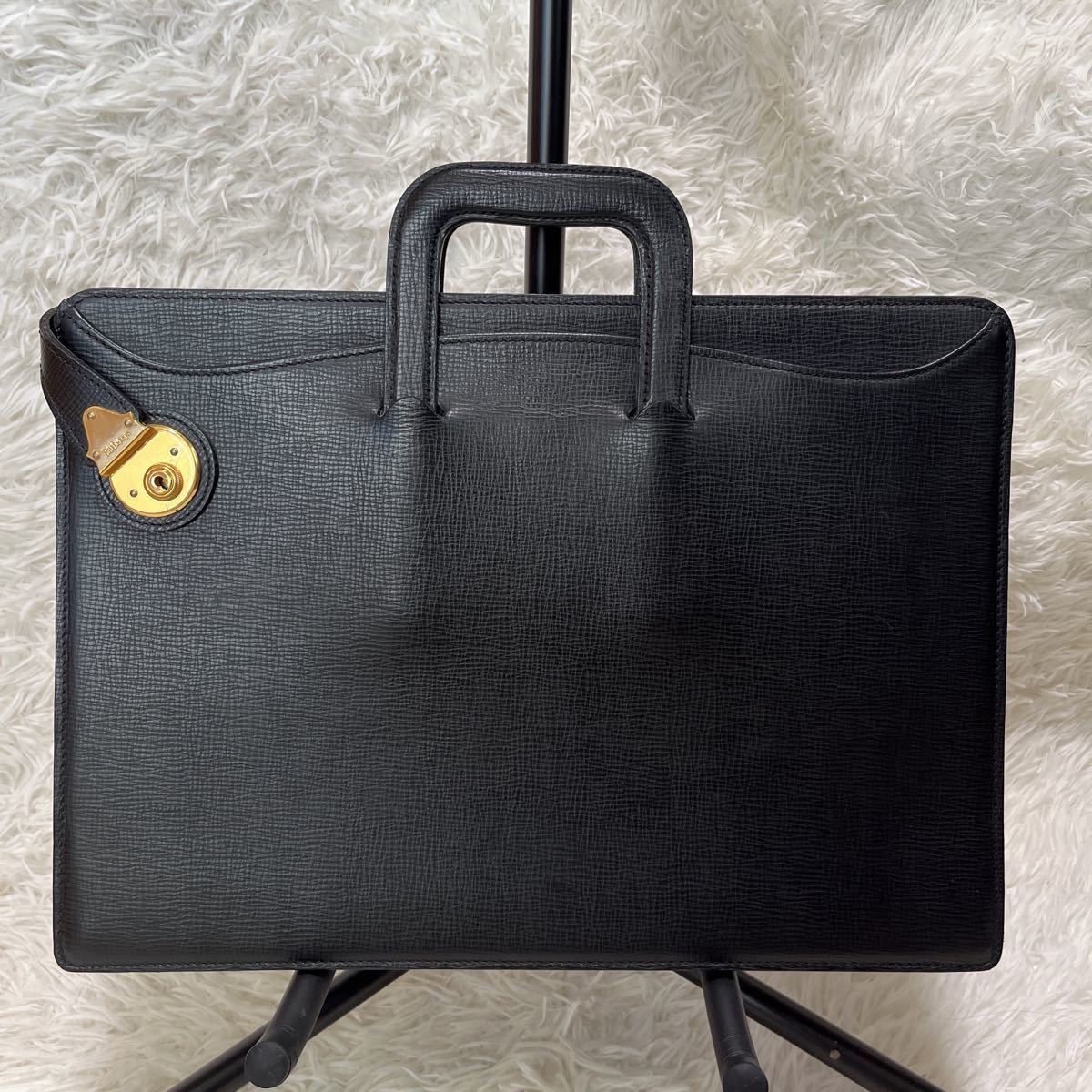 極美品オールド バーバリーズ Burberrys ビジネスバッグ ブリーフ