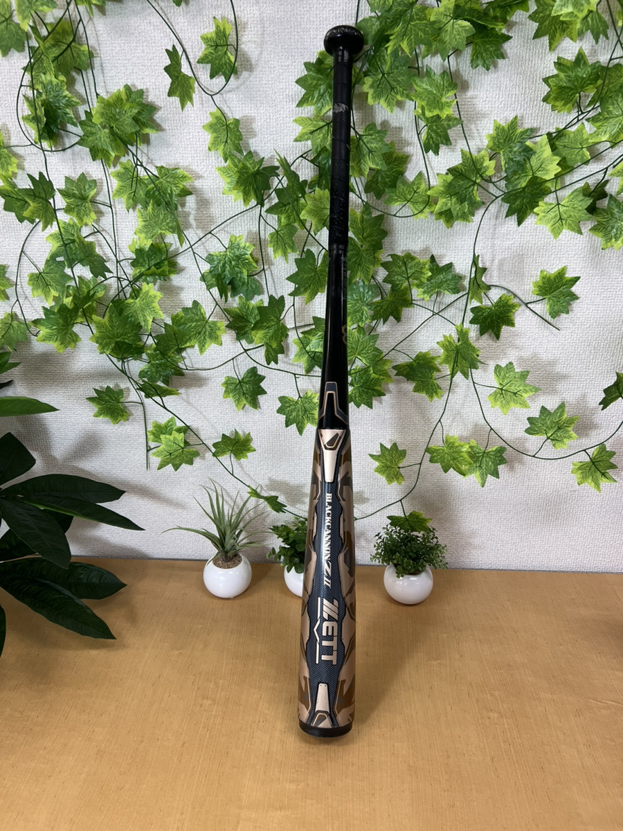 0074-01★ZETT/ゼット BLACKCANNONZⅡ/ブラックキャノン 軟式用バット★