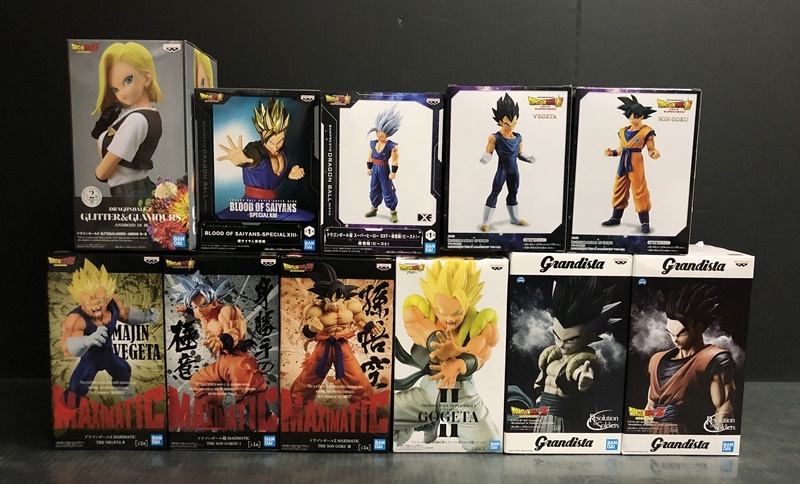 ■【未開封】ドラゴンボール プライズフィギュア11体まとめセット/孫悟空 ベジータ 人造人間18号 他