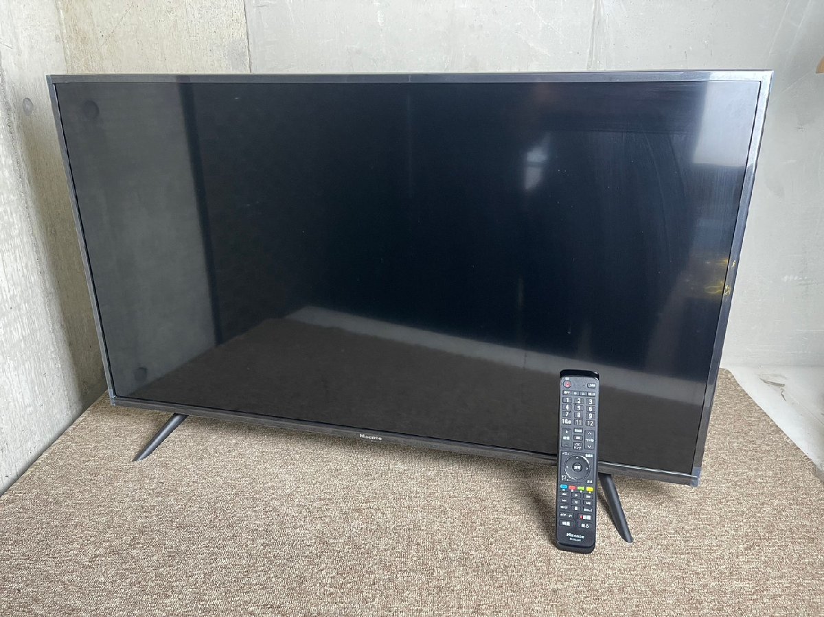 JH080032 ハイセンス/HISENSE　液晶テレビ　40H38E　2020年製　動作品　リモコン付属　初期化済み　40V型　直取り歓迎