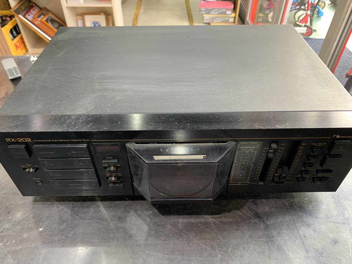 ◇Nakamichi RX-202 カセットデッキ◇通電確認のみ ジャンク RX-202