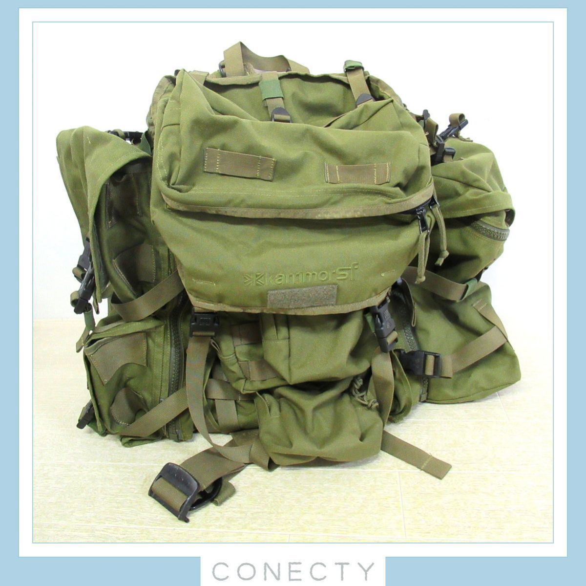 カリマー SF プレデターパトロール 45L オリーブ サイドバッグ付き 