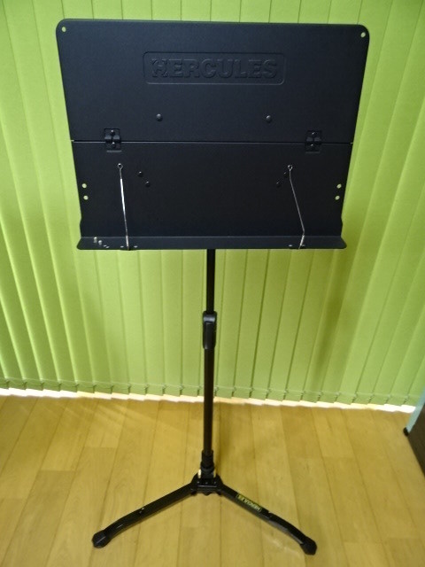 ヘラクレス HERCULES BS301B(二つ折りにできる譜面台) 使用品(譜面台 