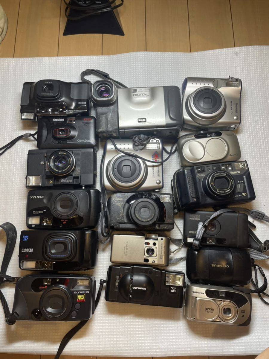 コンパクトカメラ フィルムカメラ デジタルカメラ　全17個