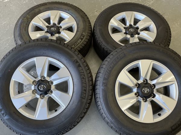 新作，新品 トヨタ ランドクルーザー プラド 150系 純正 17x7.5+25 6H139.7 ミシュラン ラチチュード ツアー 265/65R17 2022年製造 バリ溝 即納(ラジアルタイヤ)｜売買されたオークション情報、yahooの商品情報をア 6穴