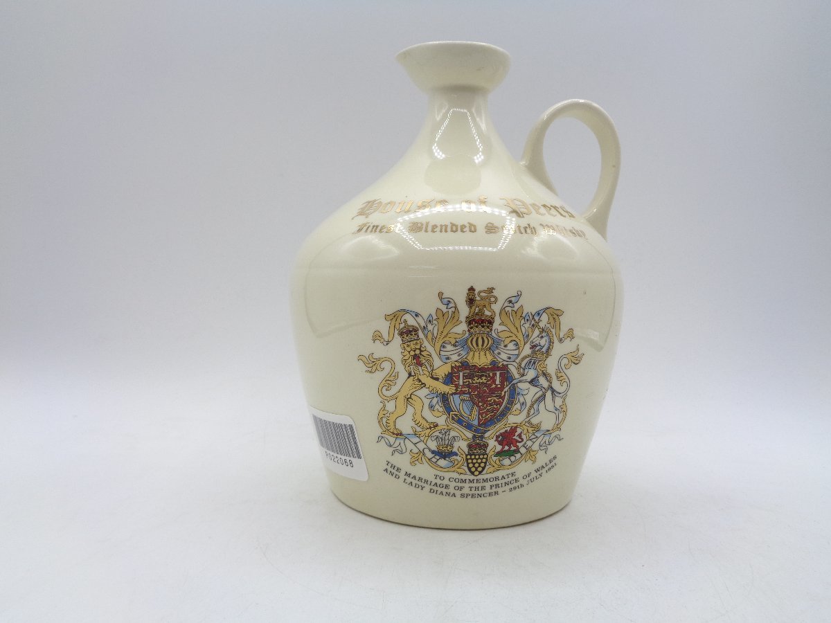 House of Peers スコッチウイスキー 陶器ボトル 記念品 HOUSE OF PEERS ハウス オブ ピアーズ チャールズ皇太子＆ダイアナ姫
