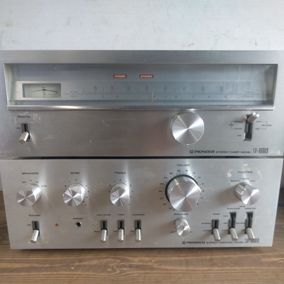 オーディオ機器 アンプ チューナー セット PIONEER パイオニア 