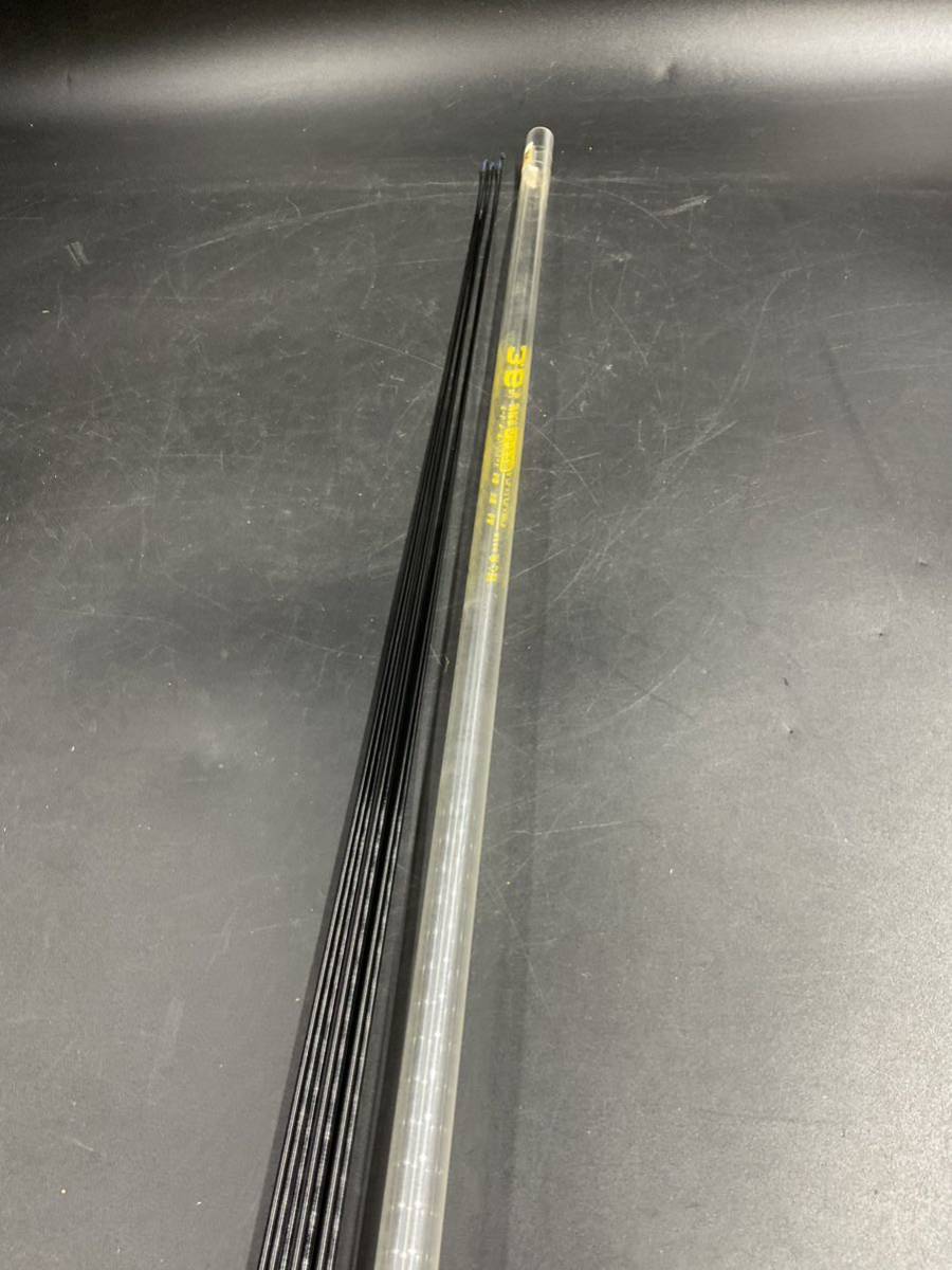 A02/新品 釣竿 替穂先 カーボン まとめて 7本 元径3.6mm 長さcm 修理