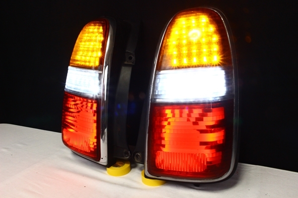 L700Ｓ ミラ　ＬＥＤテール　インナーブラック　日章旗 ミラ 2026年最新Yahoo!オークション -l700 フルLEDテール 後期純正アクリル加工 L700s