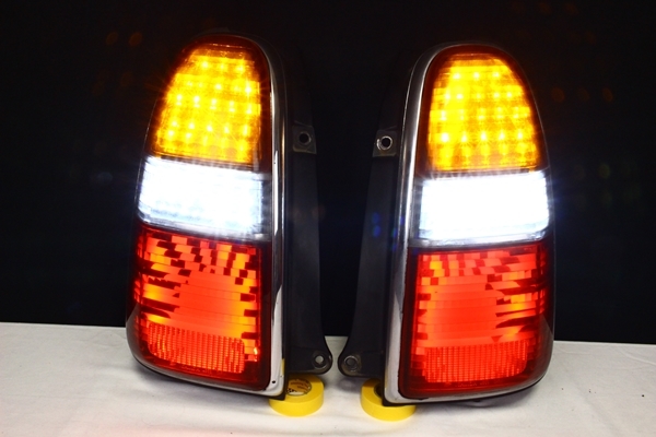 L700Ｓ ミラ　ＬＥＤテール　インナーブラック　日章旗 ミラ 2026年最新Yahoo!オークション -l700 フルLEDテール 後期純正アクリル加工 L700s
