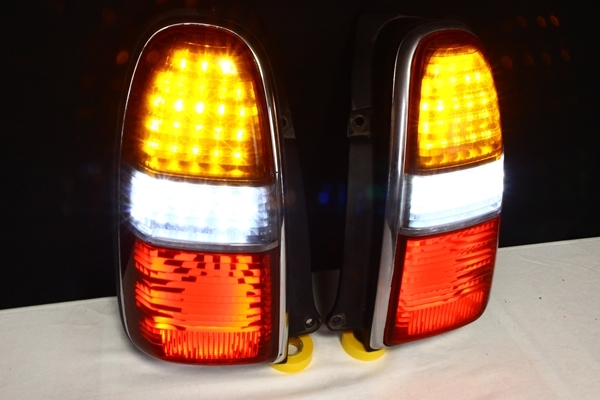 L700Ｓ ミラ　ＬＥＤテール　インナーブラック　日章旗 ミラ 2026年最新Yahoo!オークション -l700 フルLEDテール 後期純正アクリル加工 L700s