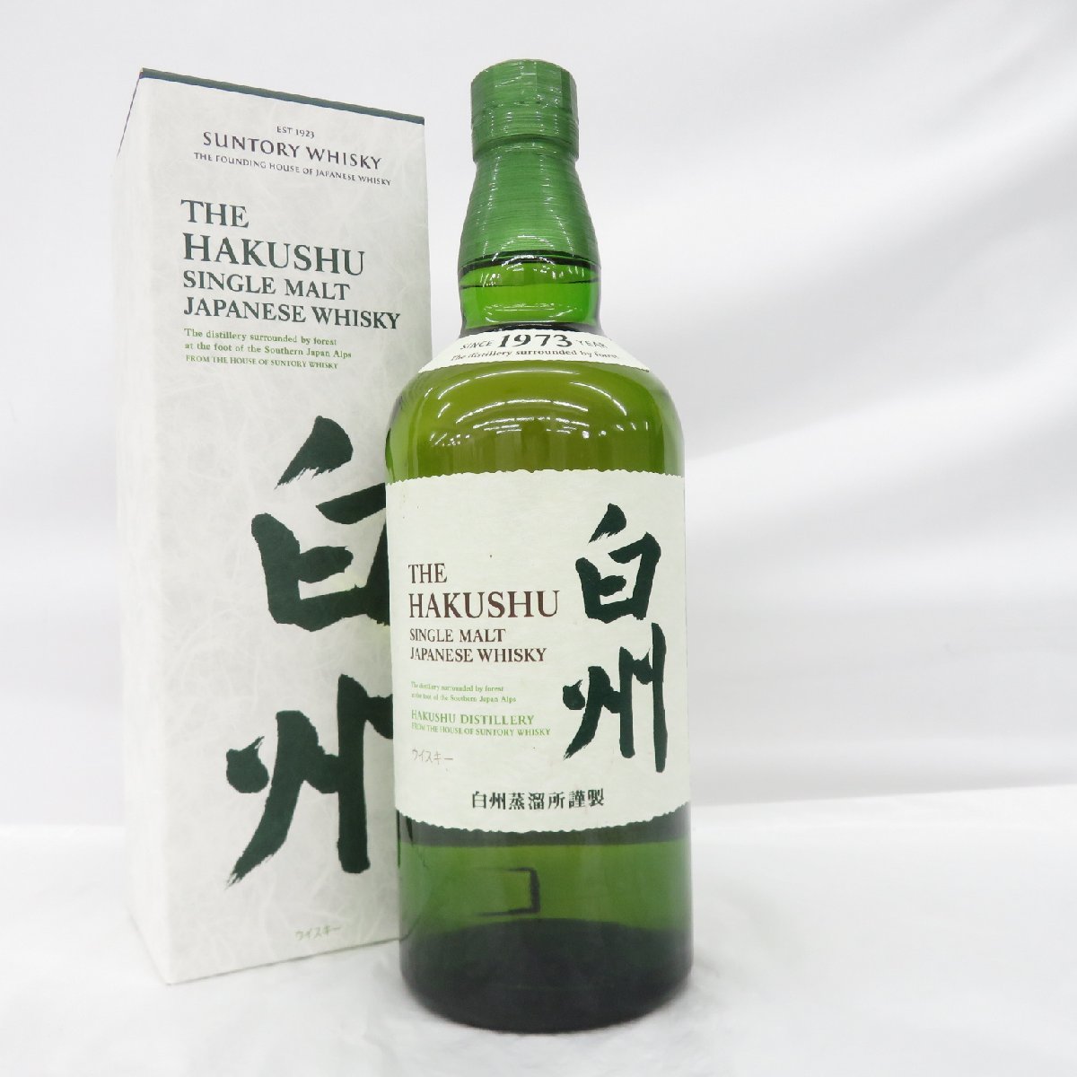 飲料・酒 【白州】未開栓 700ml THE HAKUSHU シングルモルトウイスキー！