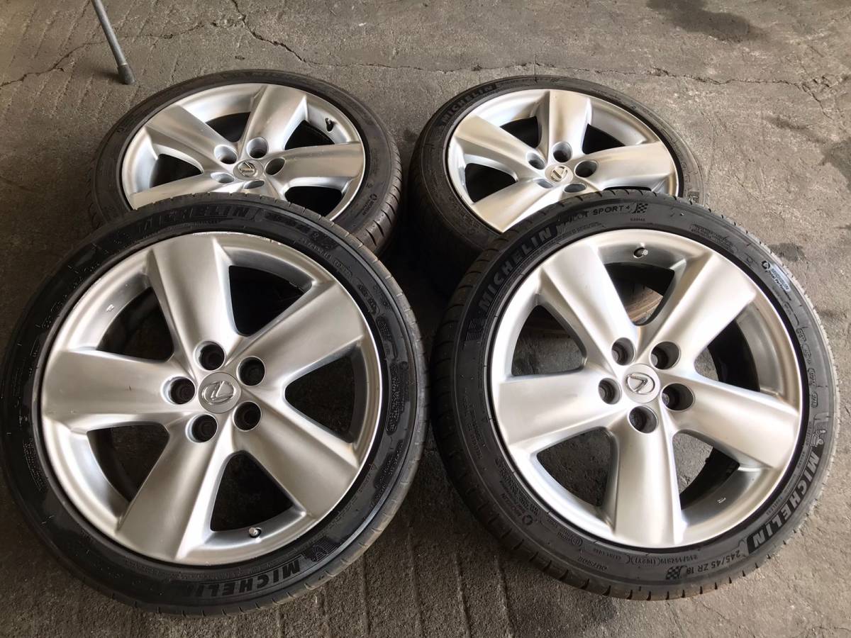 LEXUS レクサス LS460 USF40 純正ブリヂストンタイヤ付き純正ホイール