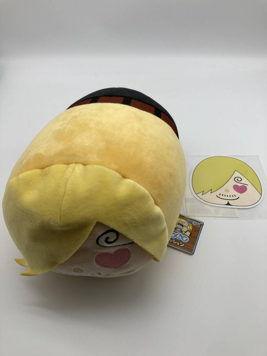 サンジ　ムギムギクッション 　メッセージ電伝紙 （サンジ ムギムギ）ワンピース ONE PEACE ワンピース 麦わらストア クッション カード