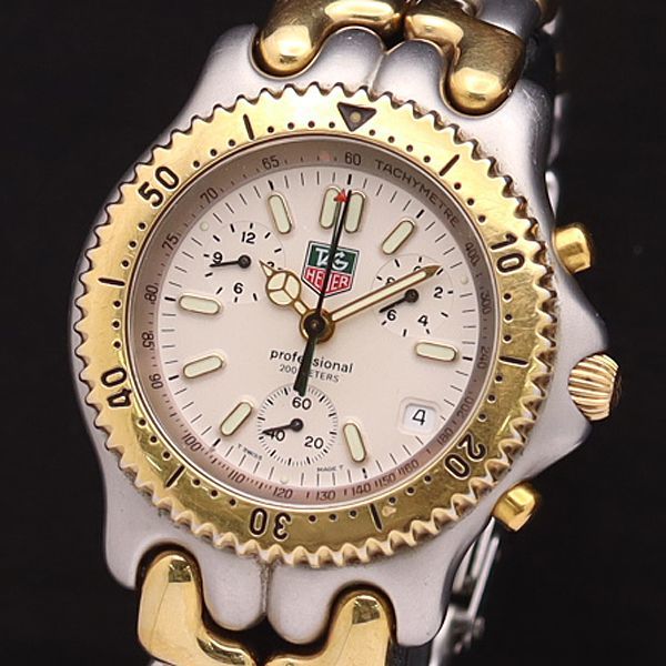 Yahoo!オークション - 1円 稼働 良品 タグホイヤー QZ S35.006 セル