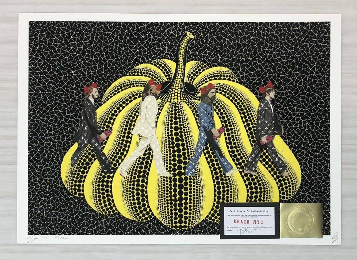 death nyc 世界限定100枚 ビートルズ 草間彌生 かぼちゃ 【公式通販】
