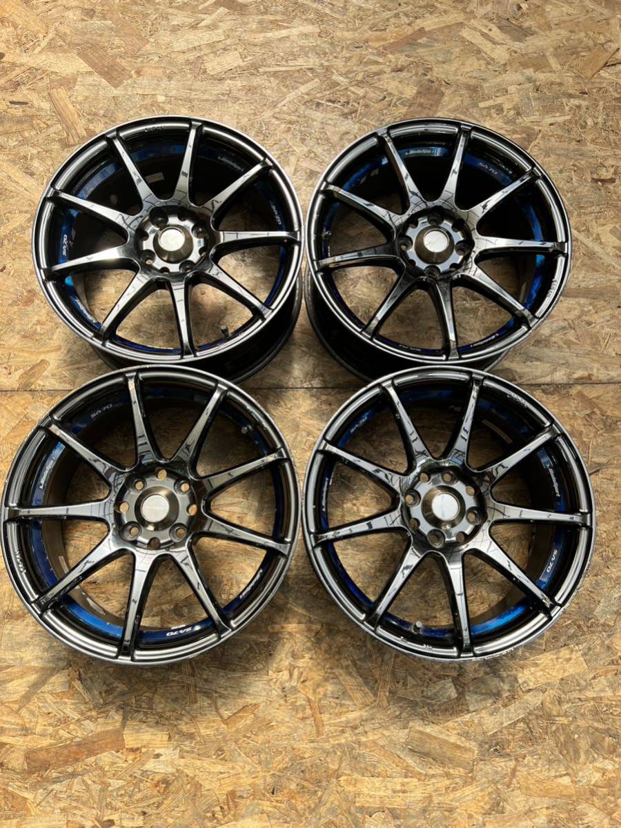 WEDS SA70R SA-70R ホイール 16インチ 7J＋45 PCD100 4穴 4H コンパクト ロードスター ヤリス ヴィッツ アクア ヤリス MR-S プロボックス