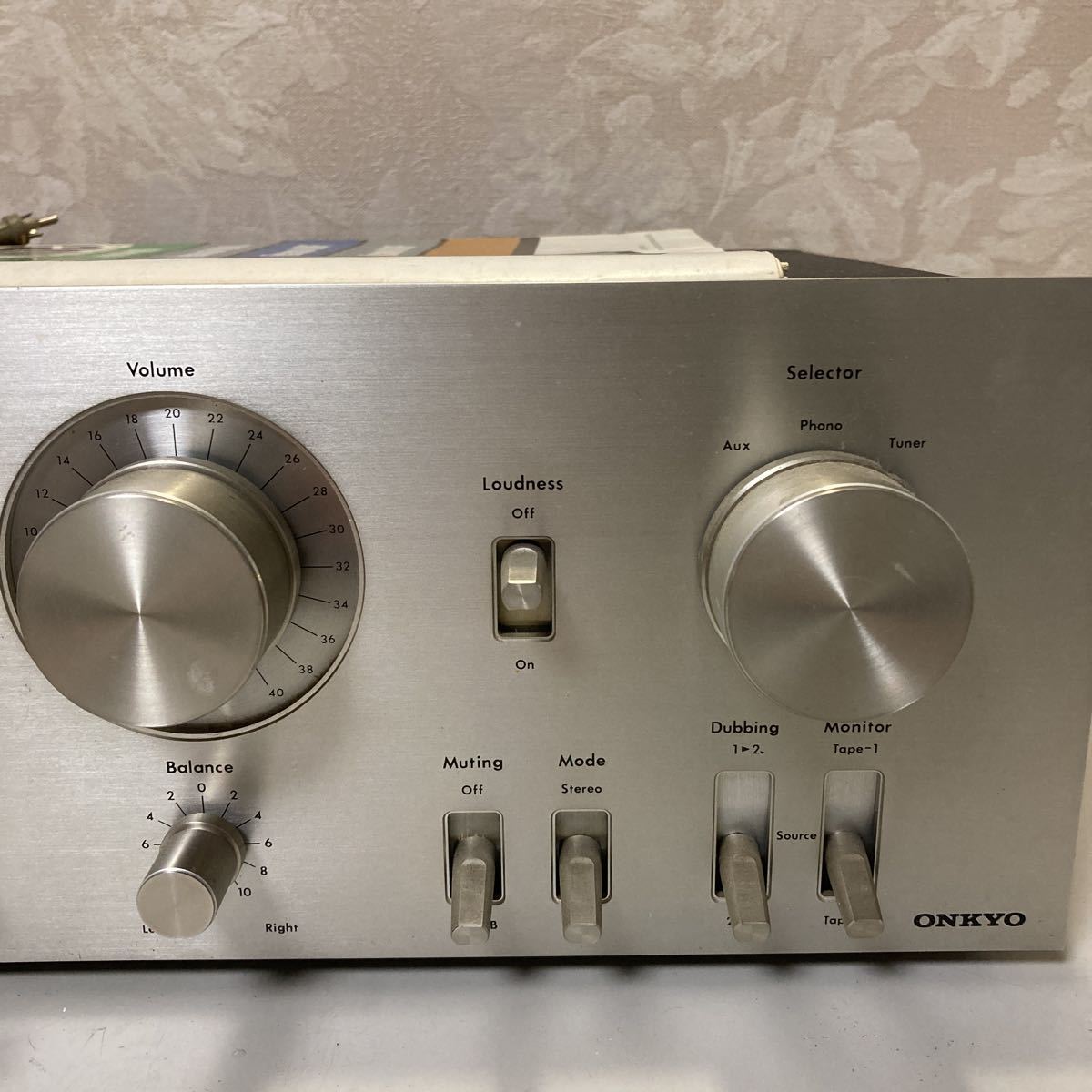 1円ジャンクONKYO オンキョー⁄プリメインアンプ⁄Integra A ジャンク