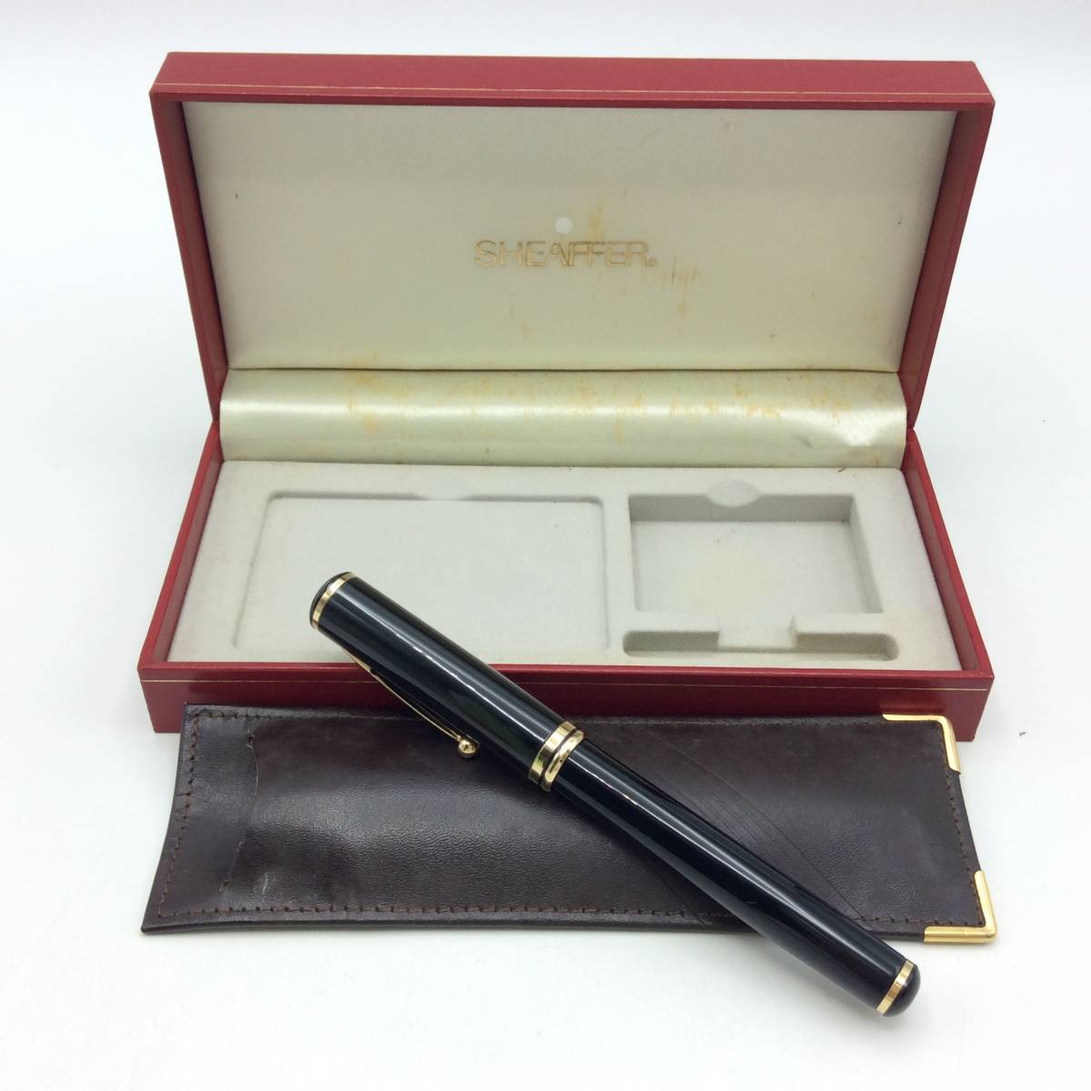 1円～ シェーファー 万年筆 タルガ 14k シルバー色 sheaffer fountainpen