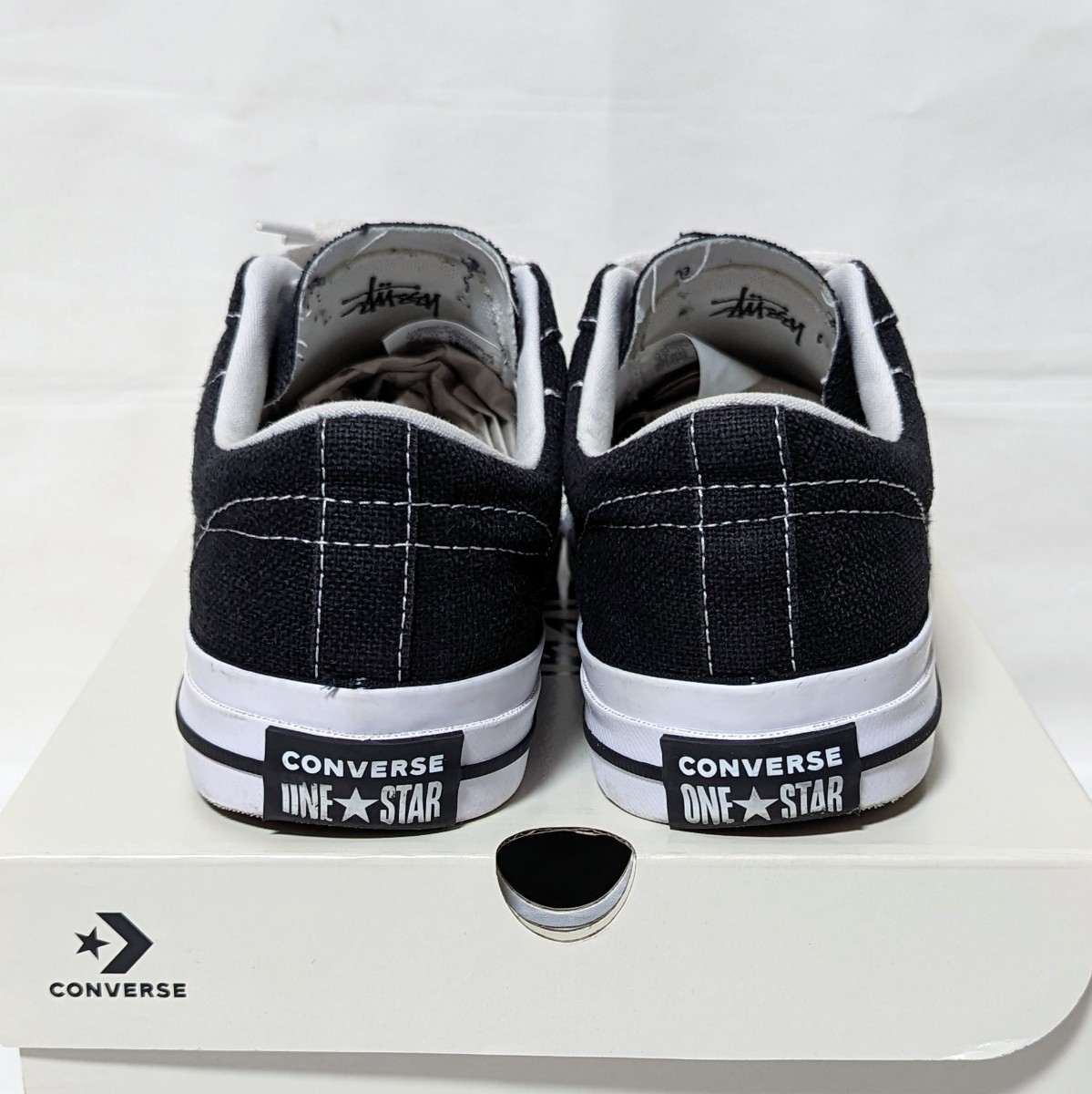 STUSSY CONVERSE ONE STAR OX BLACK 27.5cm 173120C ステューシー 