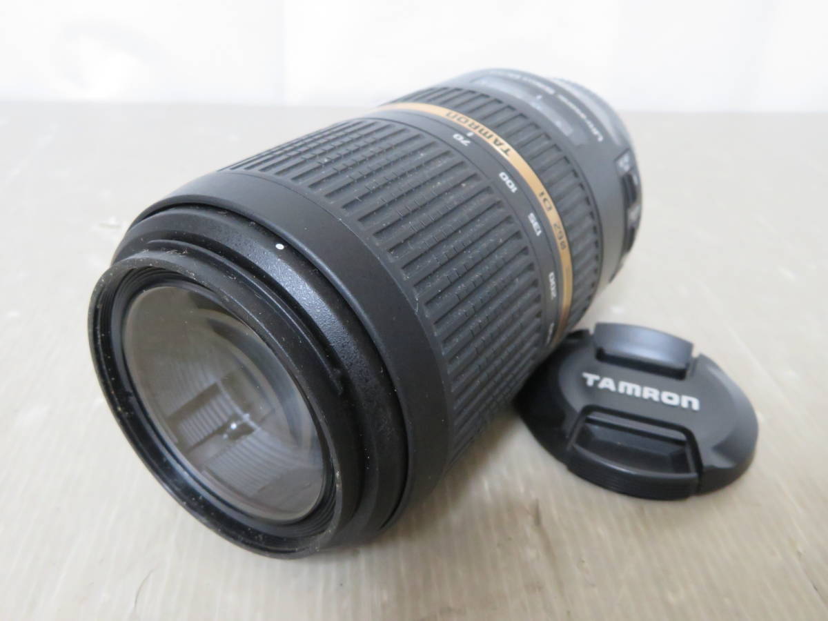 858☆TAMRON タムロン SP 70-300mm F/4-5.6 Ultrasonic Silent Drive キヤノン用 レンズ ジャンク扱 1円～