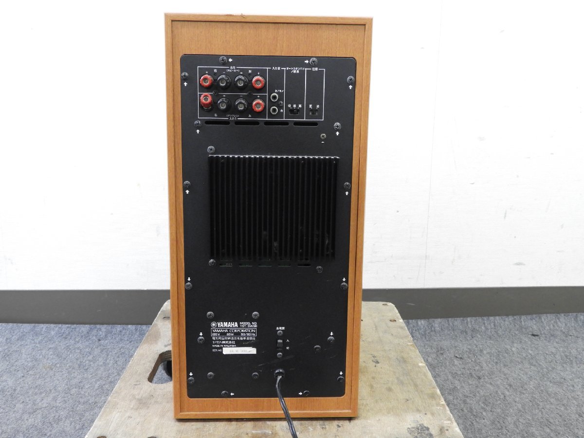 【ト長】YAMAHA ヤマハ サブウーファー YST-SW90 スーパーウーファー 重低音 100W ハイパワー オーディオ 画像複数あり IA374IOC75 YST-SW90 YAMAHA サブウーファー YST-SW90の 動作品YAMAHA Yamaha