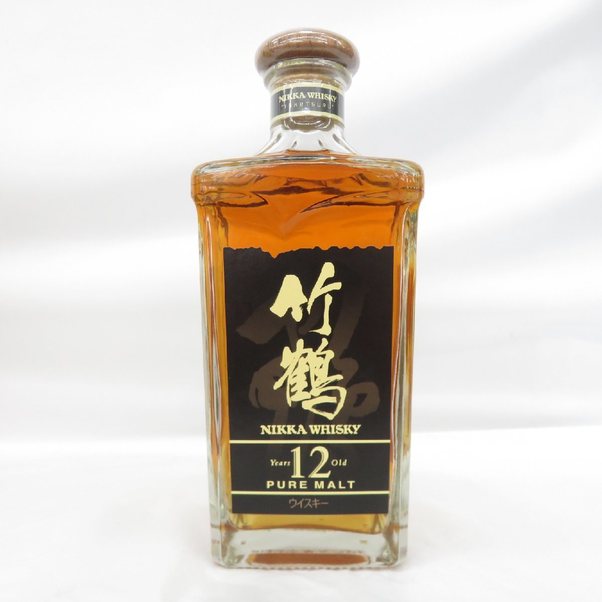 未開栓】NIKKA ニッカ 竹鶴 12年 ピュアモルト 旧ボトル 角瓶  