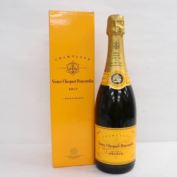 1円~Veuve Clicquot Ponsardin（ヴーヴクリコ ポンサルダン）イエロー 12％ 750ml O23H140097