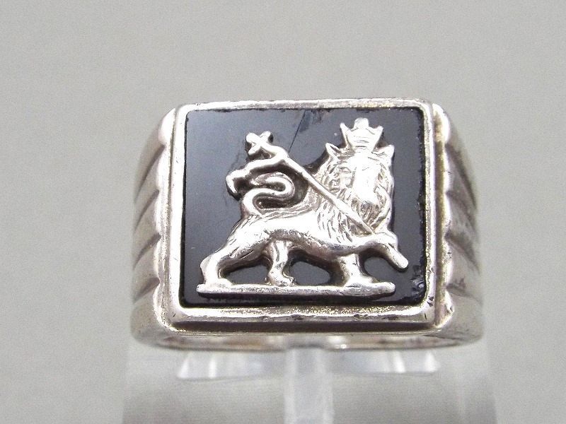 B.M.T / ボブマーリー トリビュート ブラックオニキス/シルバー925 リング/指輪/アクセサリー 【4039y1】