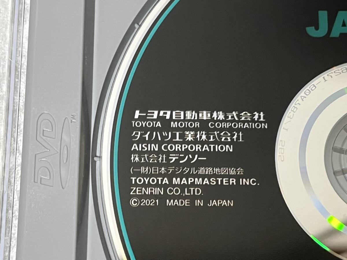 ☆トヨタ純正ナビDVD-ROM 2021年 秋 A22 08664-0BA96 全国版 トヨタ純正