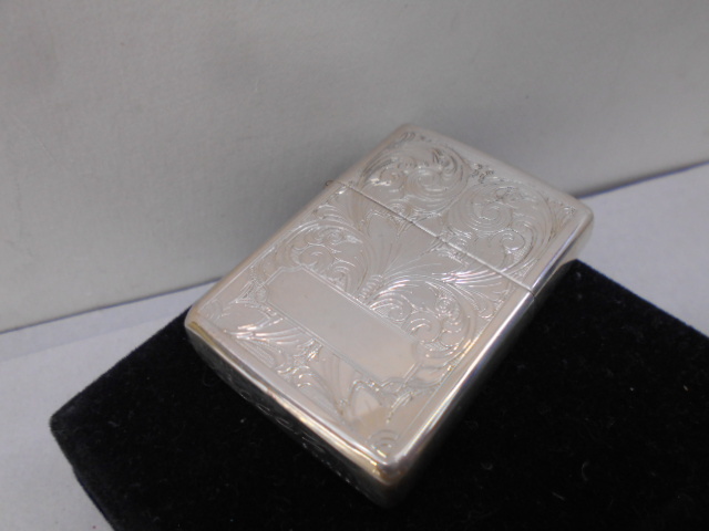 ZIPPO スターリングシルバー 純銀 イタリックロゴ 1991年
