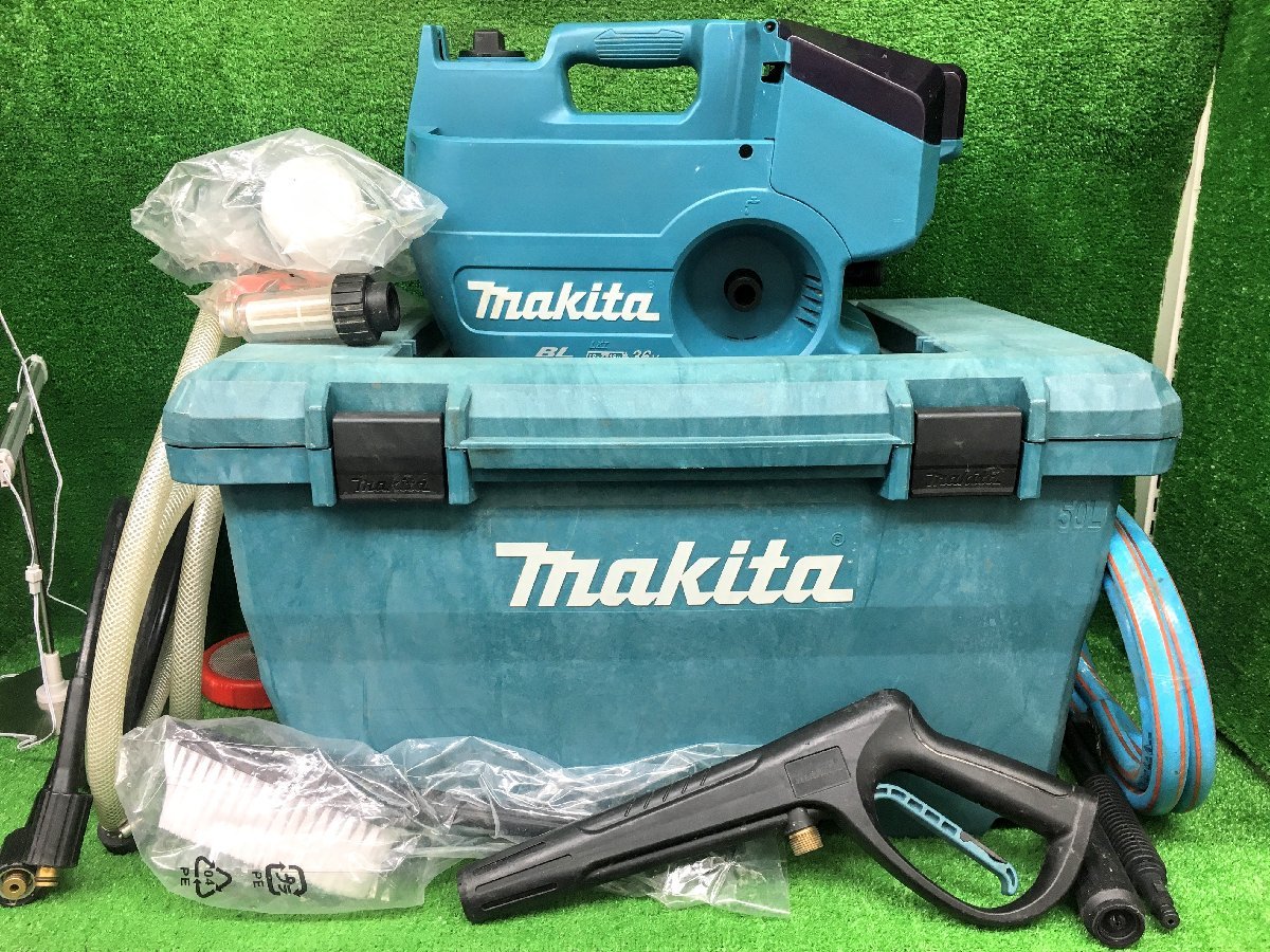 中古品 makita マキタ 18V+18V 36V 充電式高圧洗浄機 MHW080DZK ※バッテリ・充電器別売