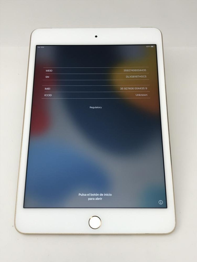 157【ジャンク品】 iPad mini4 32GB docomo ゴールド 【公式通販】