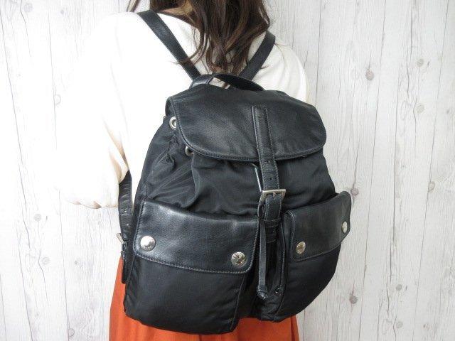 正規品 PRADA プラダ テスート リュックバッグ 美品 PRADA プラダ テスート リュックサック バッグ B5307 ナイロン