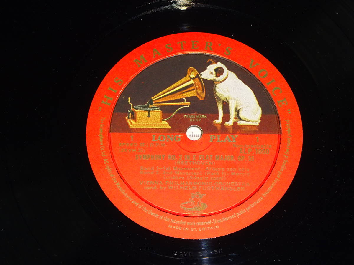 ベートーヴェン : 英HMV 最初期! ALP1060 交響曲第3番『英雄』 『英雄