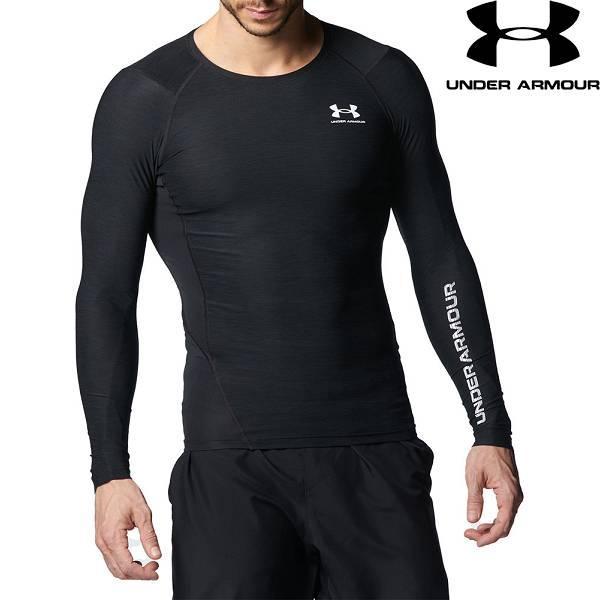 新品 アンダーアーマー 長袖 シャツ XXL 3L 黒 ブラック UNDER ARMOUR インナー 1378352 コンプレッション ヒートギア 即決