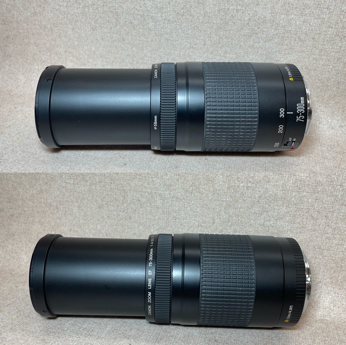 3-93）CANON EF 75-300mm 1:4-5.6 II ズームレンズ