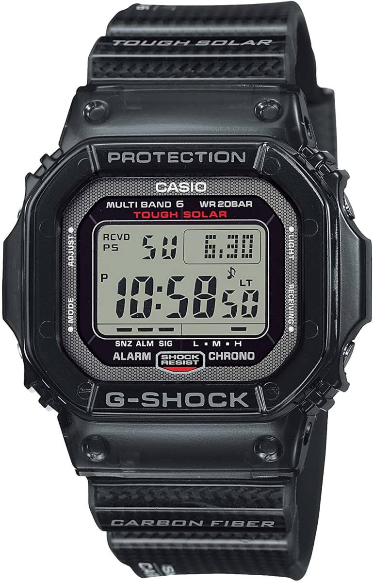 送料無料★国内正規品★新品・未使用★CASIO G-SHOCK タフ・ソーラー電波時計 ★カーボンファイバーインサートバンド★GW-S5600U-1JF