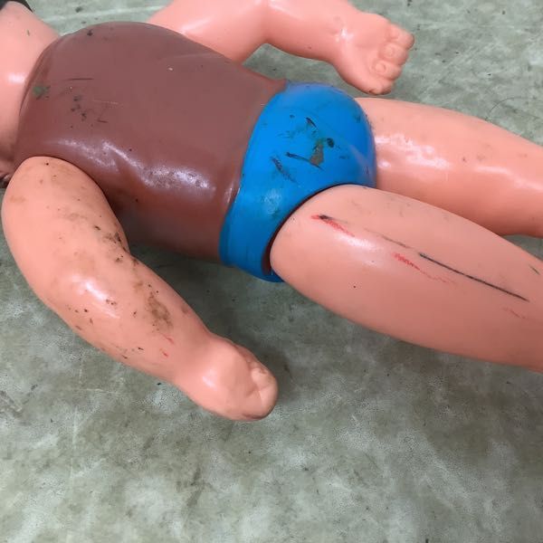 中嶋製作所 ザ・バイキングキッド 250mm 当時物 タイガーマスク ソフビ