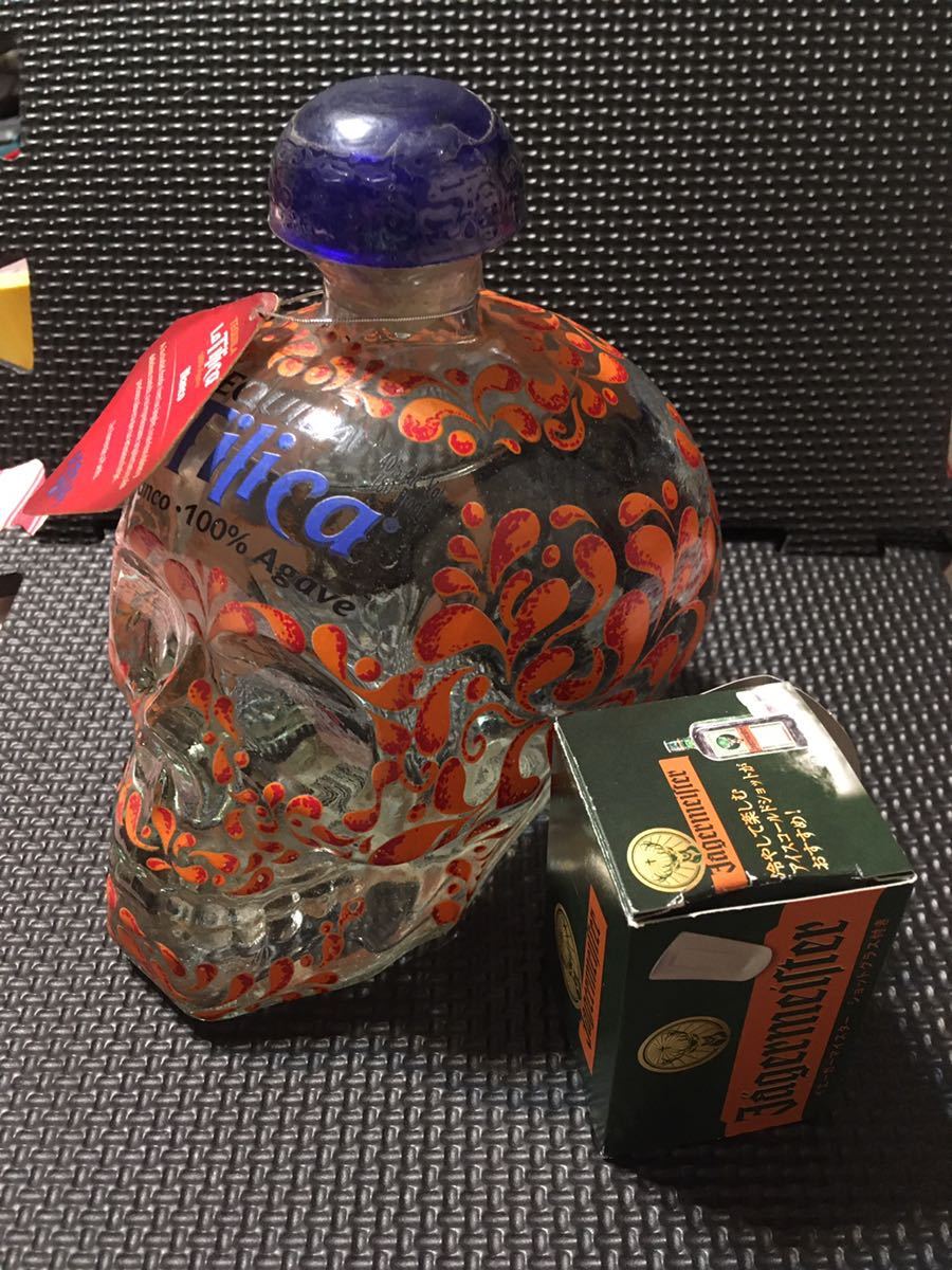 La Tilica テキーラ スカルボトル 3本セット