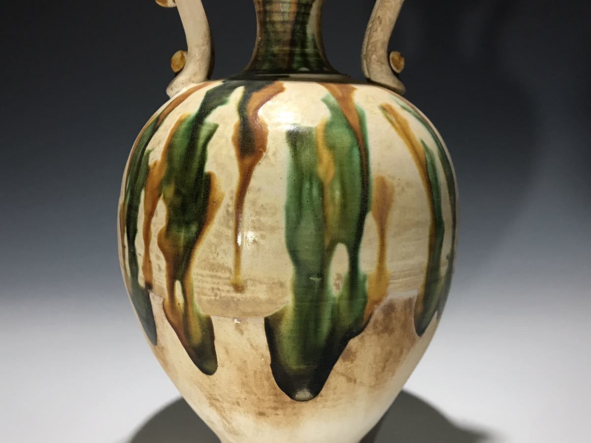 唐三彩 壺 双耳 唐物 装飾 中国美術 中国古玩 骨董 唐三彩 壺 双耳 唐物 装飾 中国美術 中国古玩 骨董 2025年最新】Yahoo!