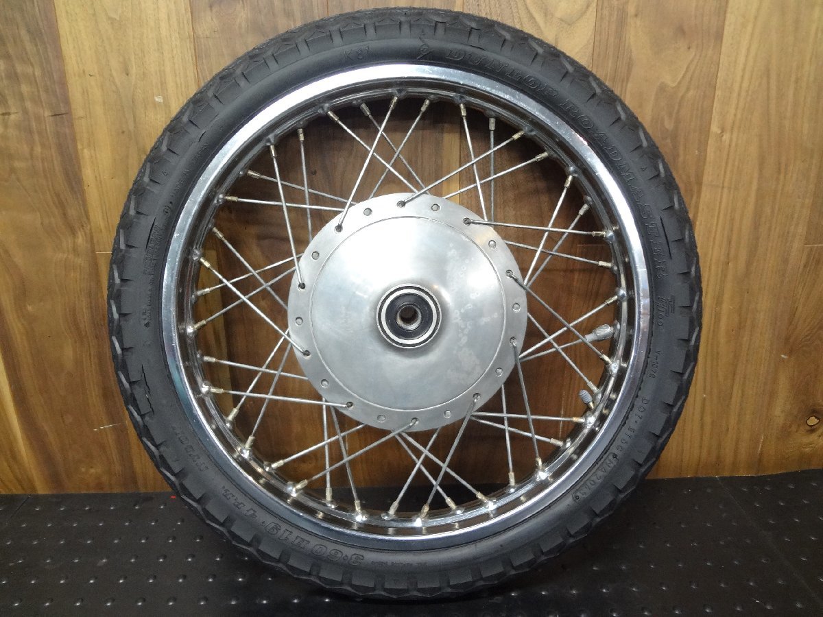 カワサキ W1S TAKASAGO フロントホイール 18インチ （実動車より W1
