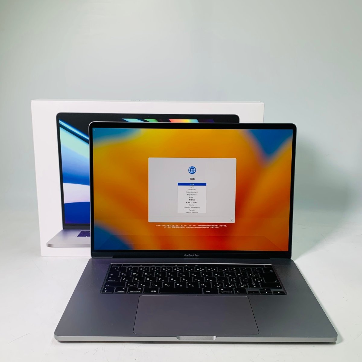 難あり】 Apple MacBook Pro 16-inch 2019 Core i7 2.60GHz/16GB/512GB 