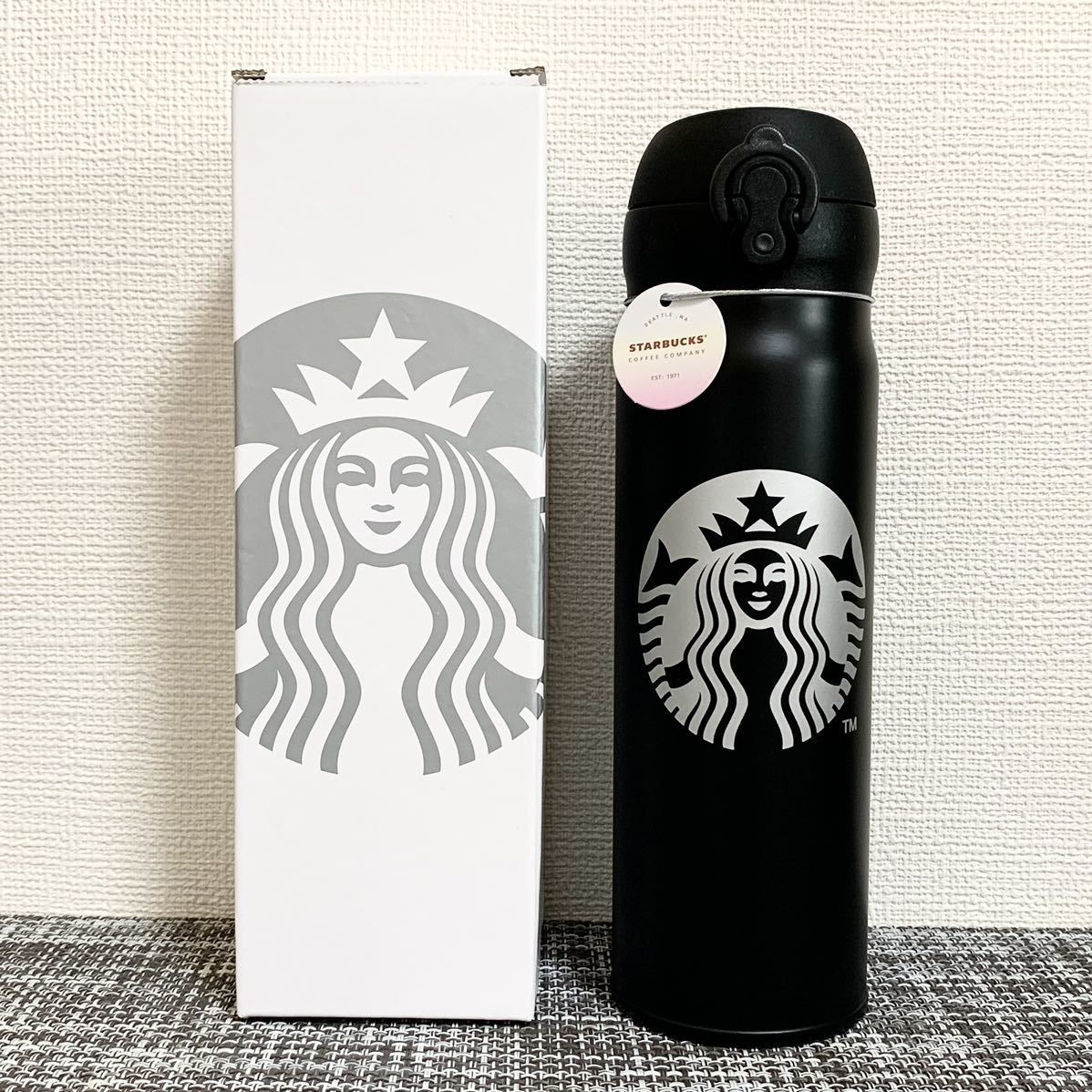  Starbucks スターバックス ステンレスボトル 水筒 黒B 限定(タンブラー、マイボトル)｜売買されたオークション情報、yahooの商品情報をアーカイブ公開 - オークファン タンブラー、マイボトル