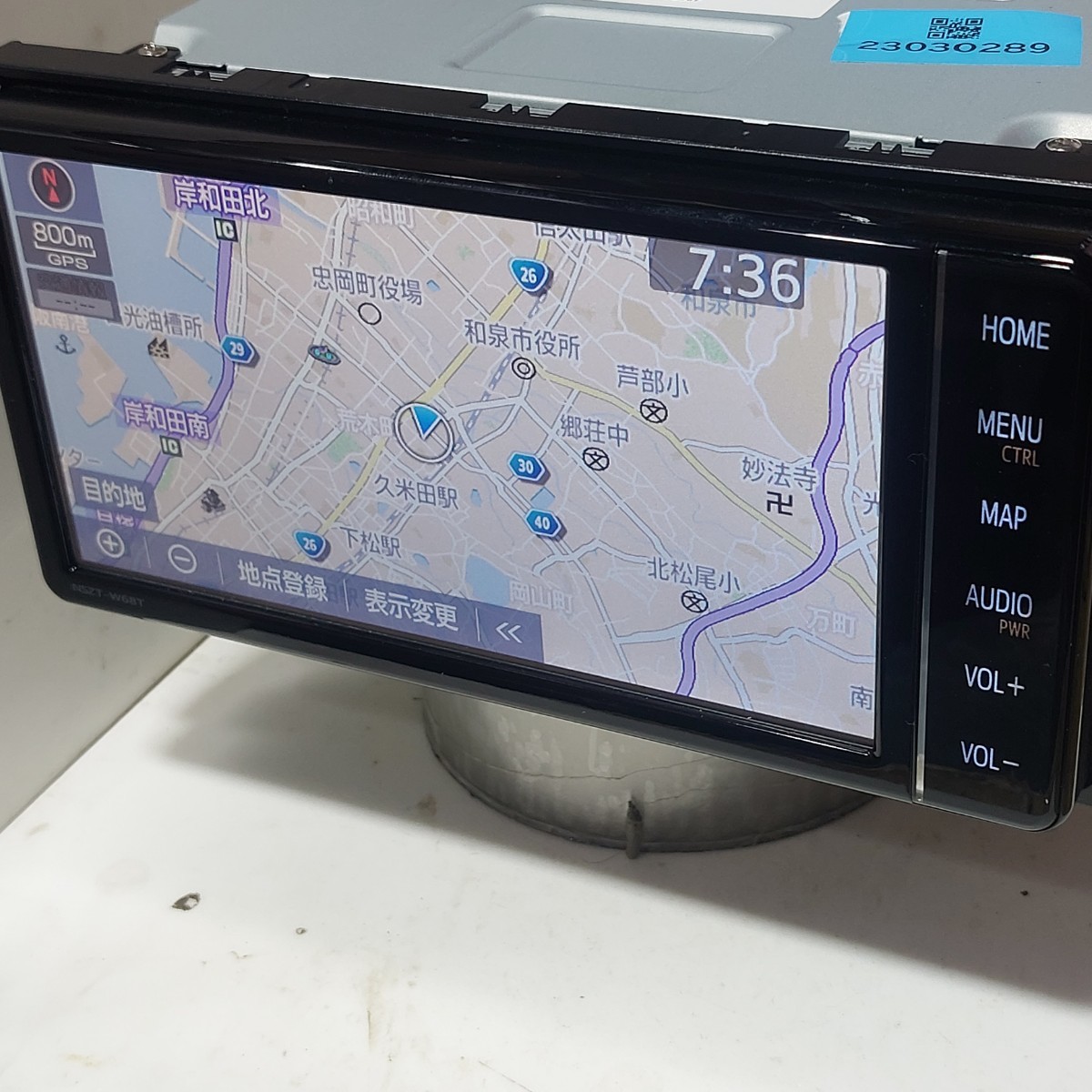トヨタ NSZT-W68T 2018年度地図データ (管理番号: 23030289 ) 自動車