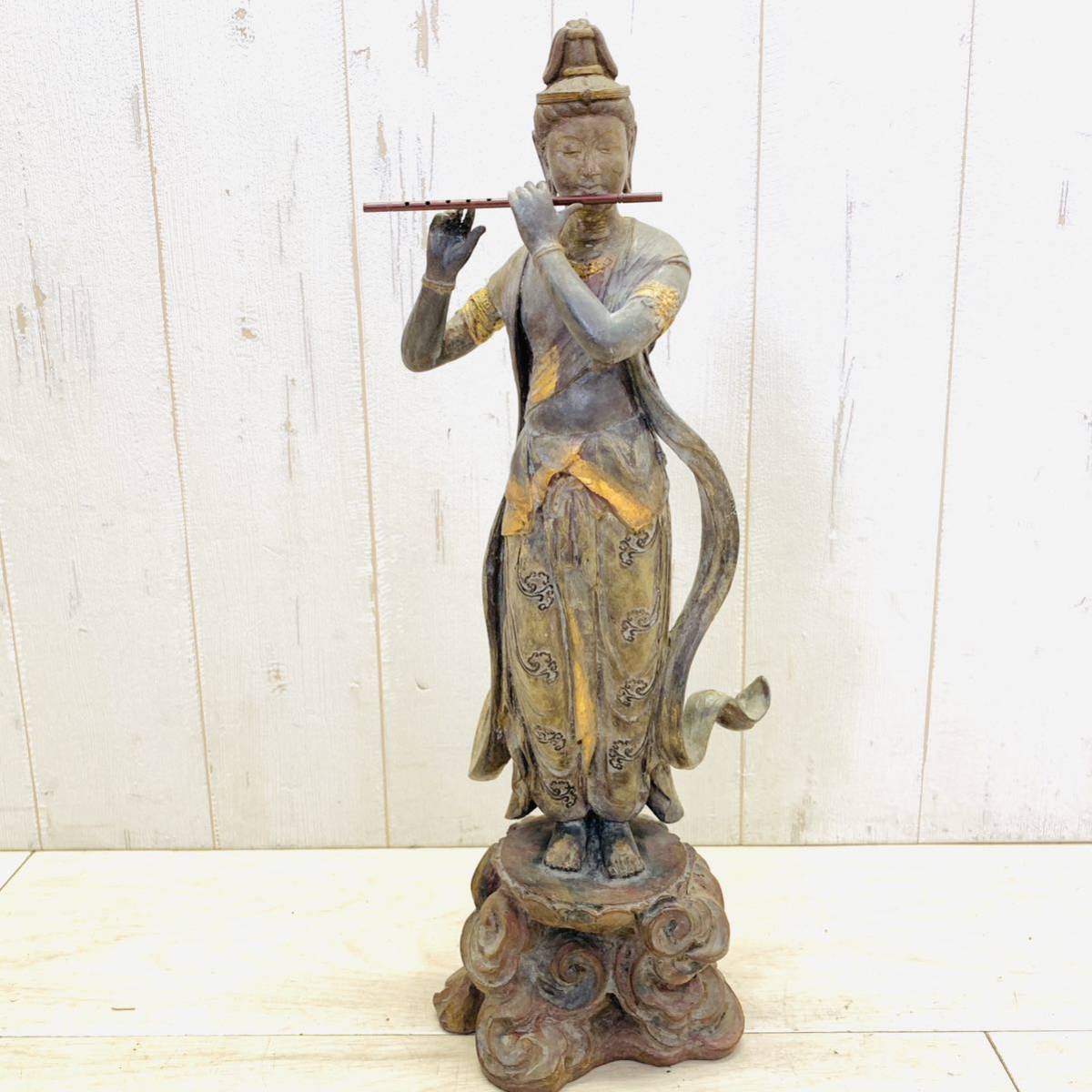 ブロンズ像　仏像 U08099 置物 オブジェ 銅像 ブロンズ像 仏像 仏教美術 インテリア