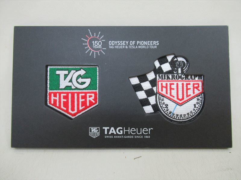 1円 TAGHeuer タグホイヤー ワッペンプレート 150周年記念 