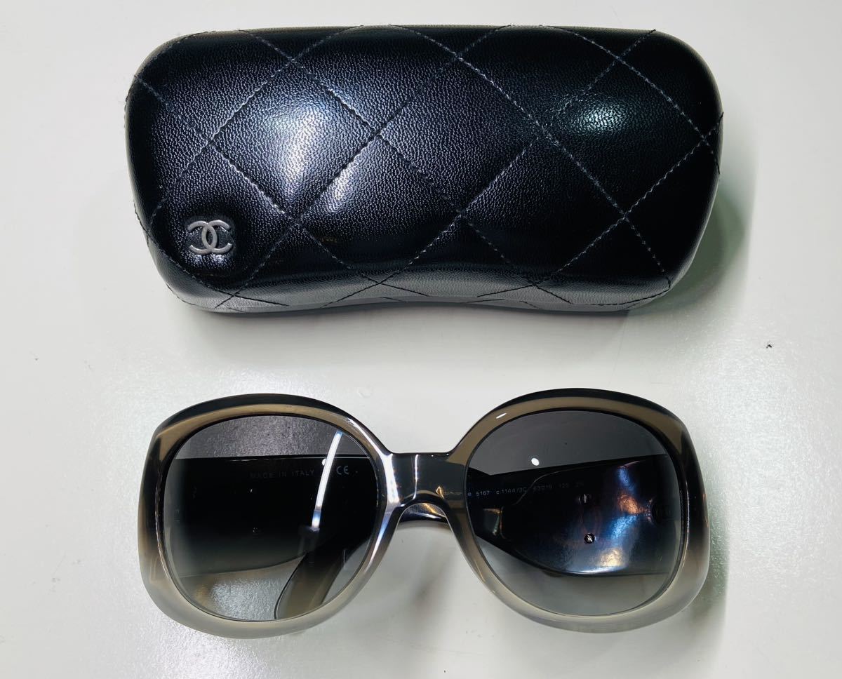 極美品・数回使用】シャネル CHANELサングラス LUXOTTICA SRL Via  